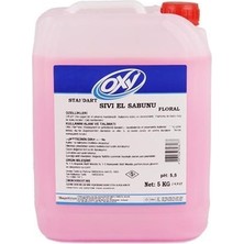 Oxy Sıvı El Sabunu Floral 5 Kg. 1