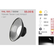 Ycl Yüksek Tavan LED Ampul Beyaz 100W E27 YHL-100