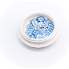 Hobizubi 5 D Mavi  Renkli Mini Çiçek