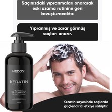 Nedox Yıpranmış Saçlar Için Keratinli Saç Bakım Şampuanı 500 Ml