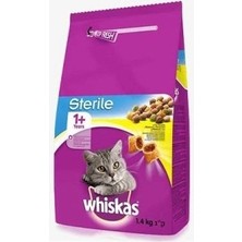 Whiskas 1,4 kg Tavuklu Kedi Maması Kısırlaştırılmış Premium Kalite Etli Mama Segmenti