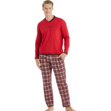 Blackspade Erkek Pijama Takımı 30922 - Kırmızı