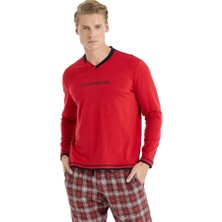 Blackspade Erkek Pijama Takımı 30922 - Kırmızı