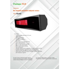 Fornax Doğalgazlı Camlı Seramik Radyant Isıtıcı 8kw