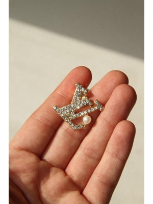 Heviss Mini Broş Gold