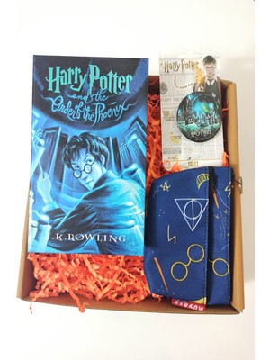 Alanç Yılbaşı, Doğum Günü, Özel Gün Hediye Seti Harry Potter Kitap Görünümlü Kilitlenebilir Gizli Kasa, Tasarım El Cüzdanı, Rozet Seti