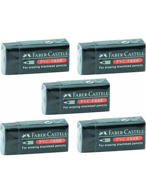 Faber-Castell Siyah Küçük 5'li Silgi