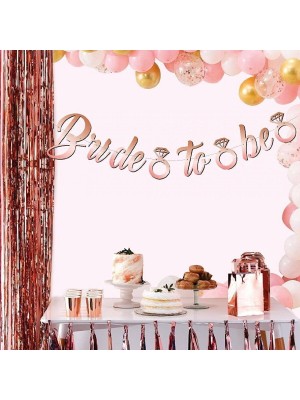 Tatlı Günler Bride To Be Rose Gold Banner Yazı