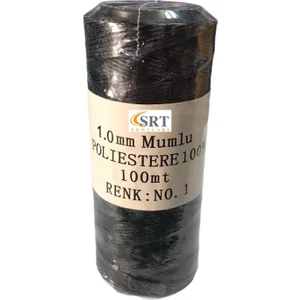 Srtfootcare Mumlu Iplik 1 mm 100MT (Leathercraft, Deri Hobi)
