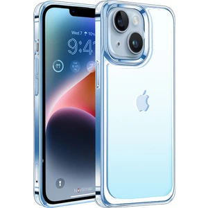 Novstrap iPhone 14 Plus Uyumlu Kılıf 6.7 Şeffaf Polikarbon Cam Armour Zırh Kapak Sararma Yapmayan