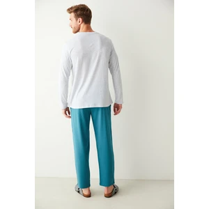 Çok Renkli Lic Men Live To Skate Pijama Takımı