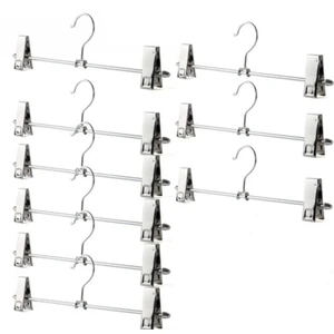 9 Adet Metal Etek ve Pantolon Askısı Mandallı Klipsli Metal Askı