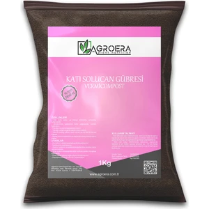 Solucan Gübresi Kompostu  Organik Solucan Katkısı 1 Kg Düzenleyici Vitamin Besin