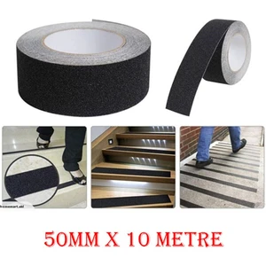 Siyah Merdiven ve Zemin Kaydırmaz Kaymaz Bant 50MM x 10MT