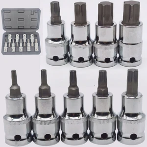 Özgün Ticaret Torx Lokma Seti 9 Parça 1/2 Lokmalı Torx Set Pro Torks Lokma Seti 9 Parça