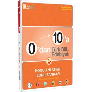 Tonguç Akademi 10. Sınıf 0'dan 10'a Türk Dili ve Edebiyatı Konu Anlatımlı Soru B