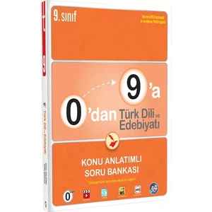 Tonguç Akademi 9. Sınıf 0'dan 9'a Türk Dili ve Edebiyatı Konu Anlatımlı Soru Ban
