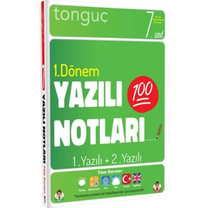 Tonguç Akademi 7. Sınıf Yazılı Notları 1. Dönem 1 ve 2. Yazılı