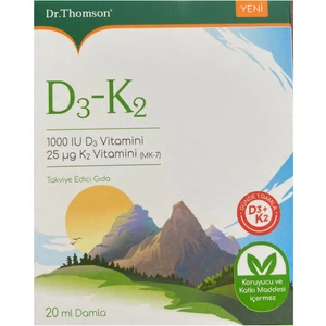 Dr. Thomson Vitamin D3K2 Damla 20 ml