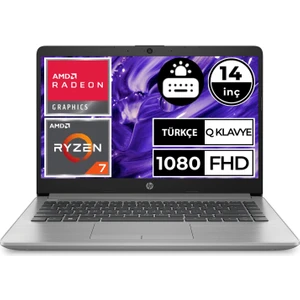 Hp 245 G9 6Q8M4ESEA02 Ryzen7 5825U 8 GB 1 TB SSD 14" FHD Freedos Taşınabilir Bilgisayar