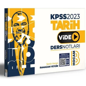 Benim Hocam Yayınları  KPSS 2023 Tarih Video Ders Notları