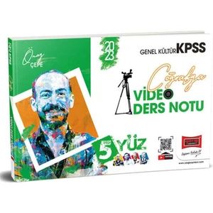 Yargı Yayınevi KPSS 2023 5yüz Coğrafya Video Ders Notları