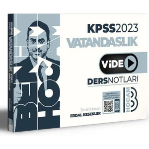 Benim Hocam Yayınları KPSS 2023 Vatandaşlık Video Ders Notları