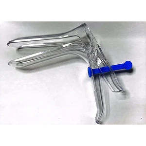 Vajinal Spekulum Plastik Vidali Steril Medium Mavi 10lu