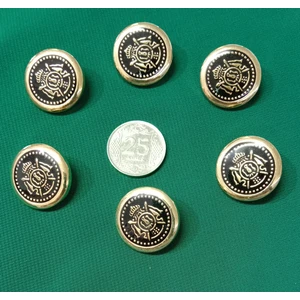 İlhan Düğme Blazer Çeket Düğmesi 6 Adet Gold