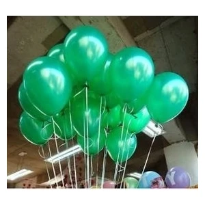 Tatlı Günler Parti Dolabı 20 Adet Metalik Sedefli Koyu Yeşil Balon Doğum Günü Helyumla Uçan