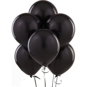 Tatlı Günler Metali̇k Si̇yah Balon 10 Lu