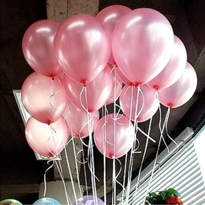Tatlı Günler Parti Dolabı 20 Adet Metalik Şeker Pembe Balon Doğum Günü Helyumla Uçan