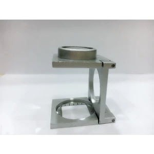 Nikula-20 mm Büyüteç Lup Dokumacı Büyüteci Full Çelik Katlanabilir