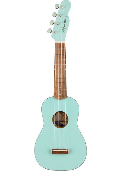 Venice Soprano Uke Ceviz Klavye Daphne Blue Ukulele