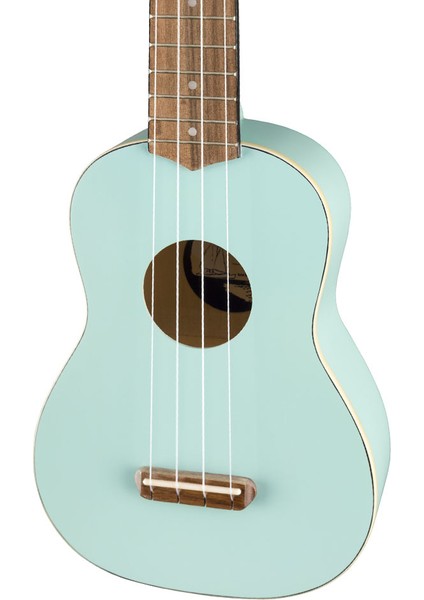 Venice Soprano Uke Ceviz Klavye Daphne Blue Ukulele