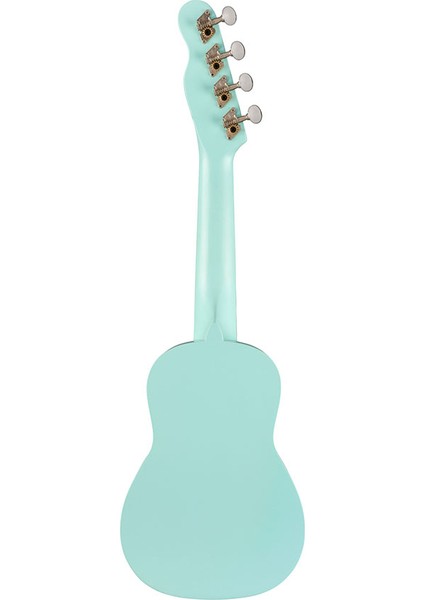 Venice Soprano Uke Ceviz Klavye Daphne Blue Ukulele