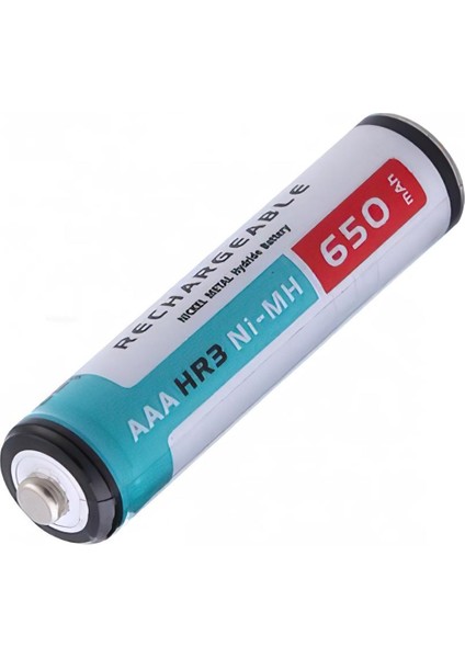 650MAH Ni-Mh Aaa Şarj Edilebilir Ince Kalem Pil 2'li Paket