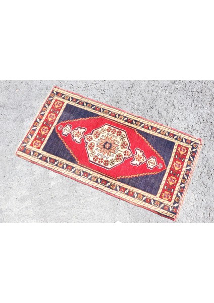 Eskitme Halı, Türk Halısı, Halı, 52X102 cm Kırmızı Halı, Dekoratif Duvar Asma Halı, 3480 fırsatları