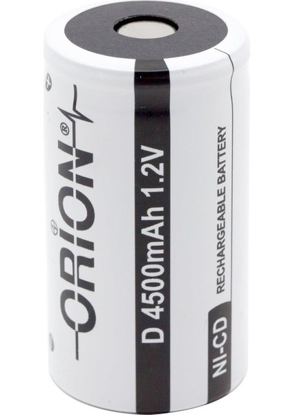 1.2V Ni-Cd D 4500 Mah Büyük Boy Şarj Edilebilir Pil