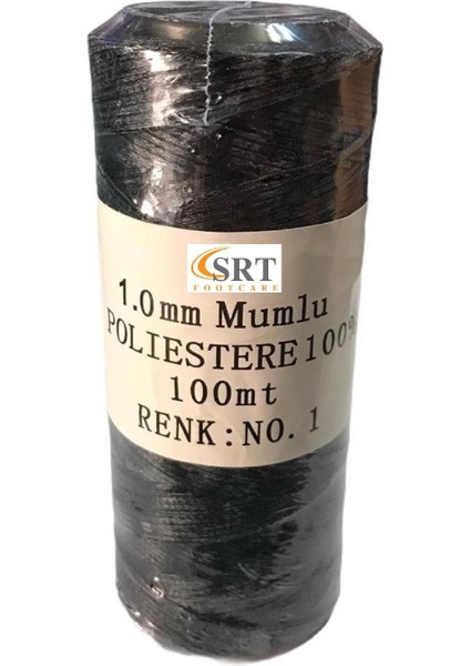 Srtfootcare Mumlu Iplik 1 mm 100MT (Leathercraft, Deri Hobi)