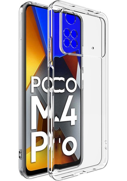 Xiaomi Poco M4 Pro 4g Kılıf Kamera Korumalı Silikon Şeffaf Arka Kapak