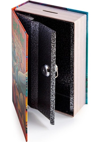 Karne, Doğum Günü, Özel Gün Hediye Seti Harry Potter Kitap Görünümlü Kilitlenebilir Gizli Kasa, Tasarım El Cüzdanı, Rozet Seti