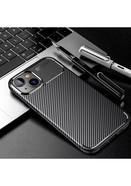 iPhone 14 Plus Kılıf Ultra Slim Fiber Karbon Silikon Parmak Izi ve Leke Yapmaz Şık Tasarım modelleri