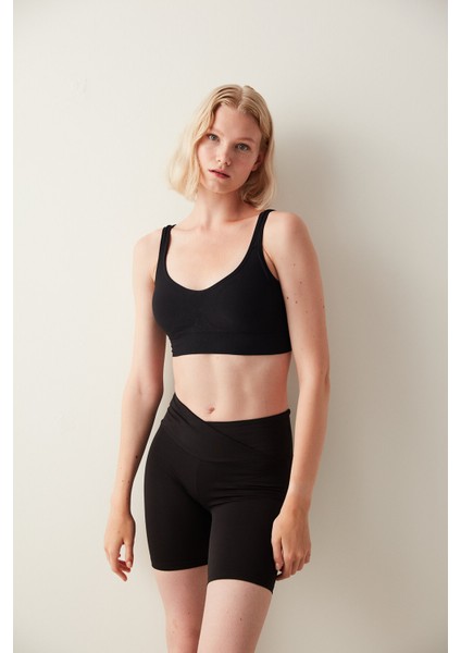 Siyah New Seamless Spor Bra fiyatları