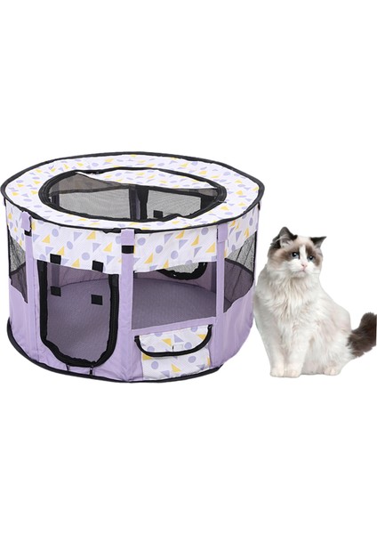 Katlanabilir Pet Kedi Köpek Çadır Kafesi 110 x 55 cm (Yurt Dışından)