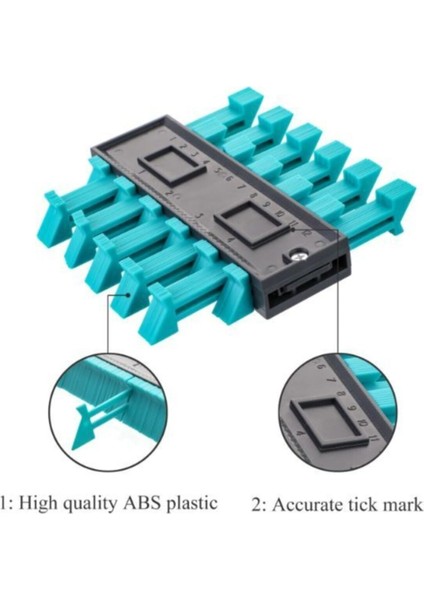 Kalıp Alma Profil Kopya Şekil Çıkarma Plastik Kontur Ölçer Aparatı