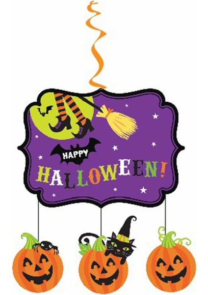 Happy Halloween Banner Tavan Süs