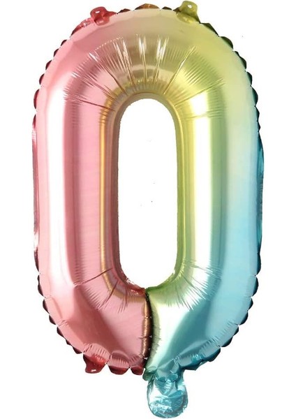 O Harf Gökkuşağı Folyo BALON16 Inç 36 cm