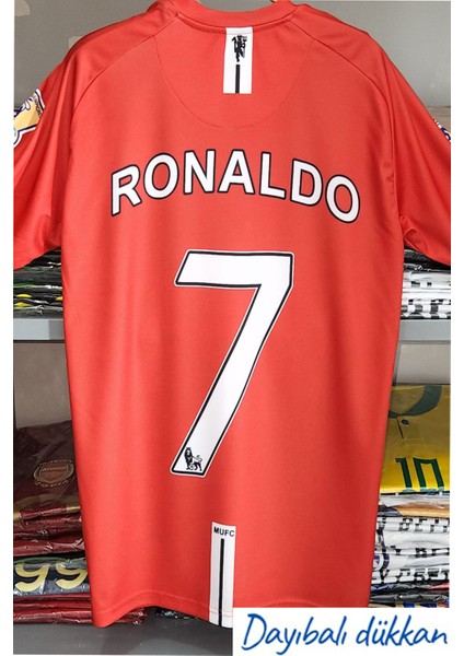 Manchester United 07/08 Kırmızı Uzun Kollu Ev Sahibi Ronaldo Forması fırsatları