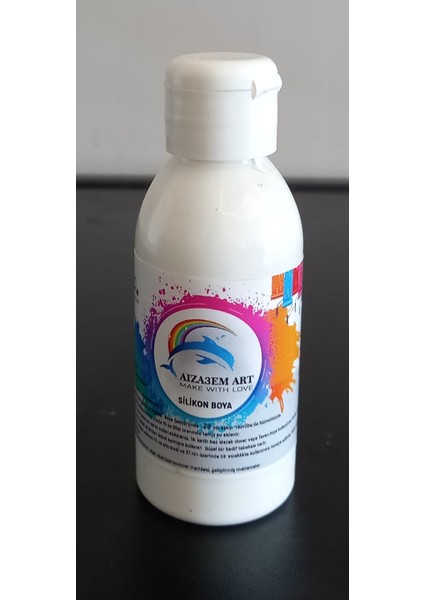 Beyaz Silikon Boya Şişe 100 ml